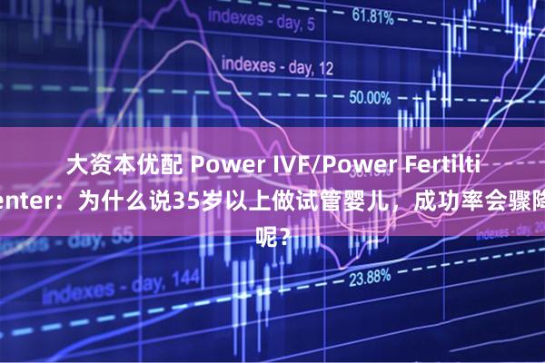 大资本优配 Power IVF/Power Fertiltiy Center：为什么说35岁以上做试管婴儿，成功率会骤降呢？