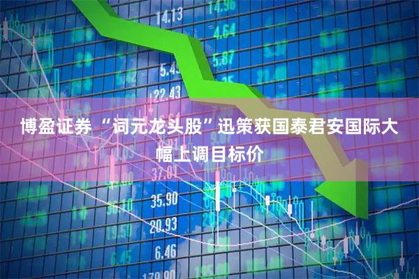 博盈证券 “词元龙头股”迅策获国泰君安国际大幅上调目标价
