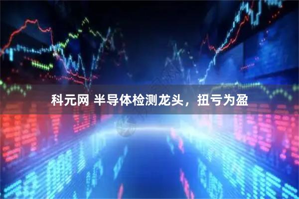 科元网 半导体检测龙头，扭亏为盈